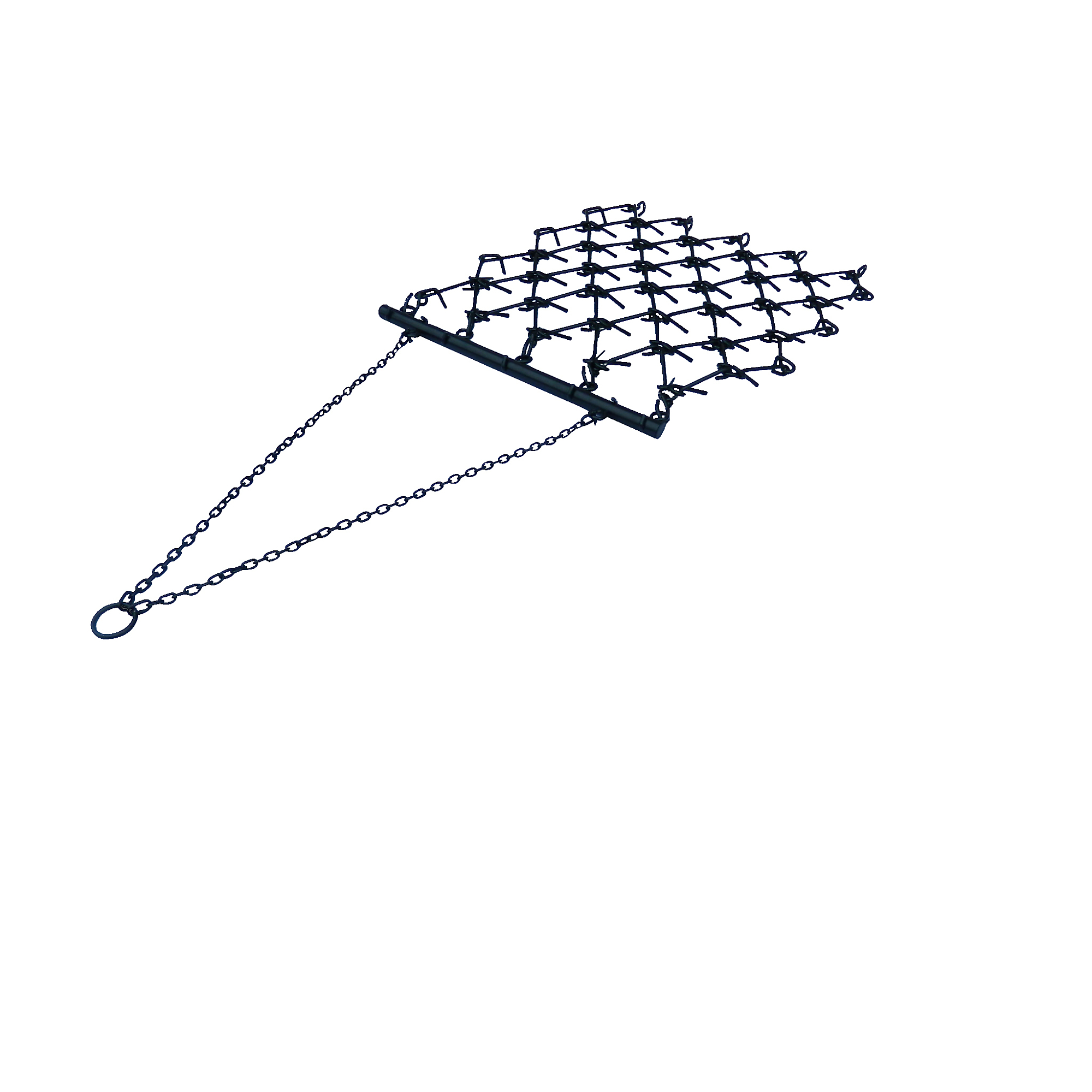 Field Tuff Heavy-Duty Drag Harrow - 6ft. x 4ft., 97 Tines, 14 Hooks, Powder-Coat Finish, Model# HDHA-64